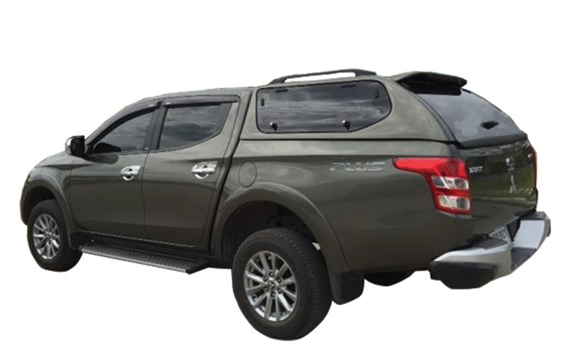 HARD TOP SLINE SV MITSUBISHI L200 / FIAT FULLBACK 2016+ DOUBLE CAB - VITRES PAPILLON - BRUN C06