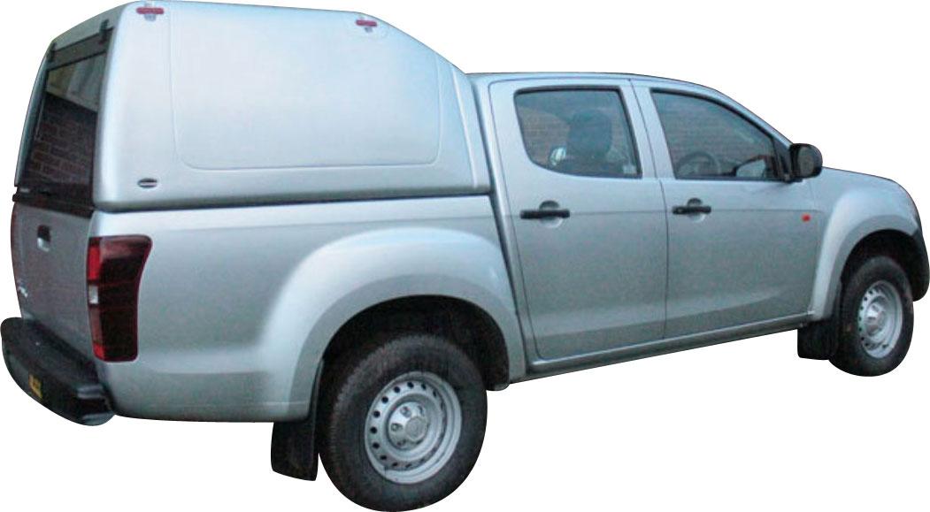 HARD TOP TOIT HAUT UTILITAIRE ISUZU  DMAX 2012/2020 CREW CAB - SANS OUVERTURES DE LATERALES