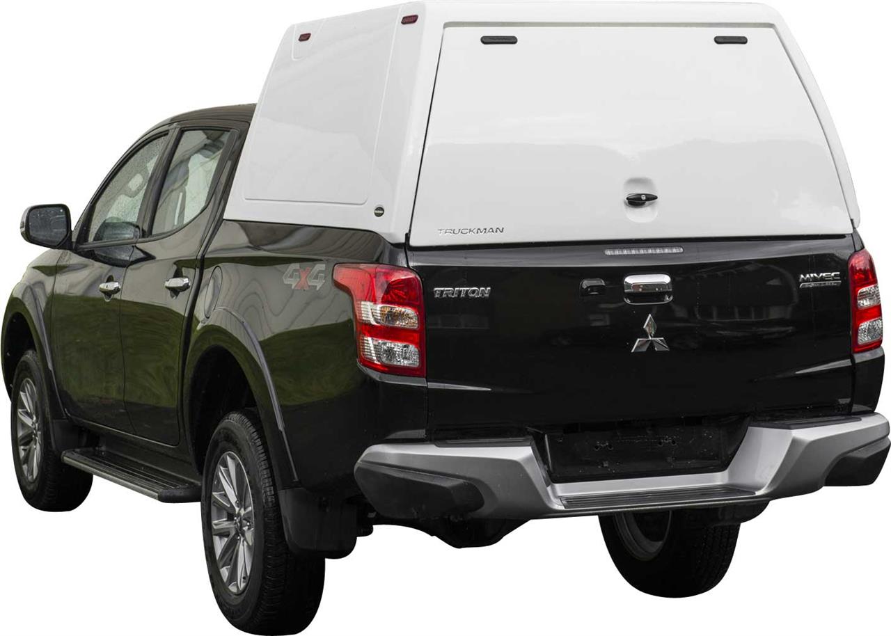 HARD TOP TOIT HAUT UTILITAIRE MITSUBISHI L200/FIAT FULLBACK 2016+ DBL CAB SANS OUVERTURES LATERALES