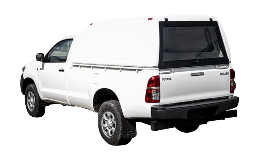 HARD TOP TOIT HAUT UTILITAIRE TOYOTA HILUX 16+ SIMPLE CAB sans ouvertures