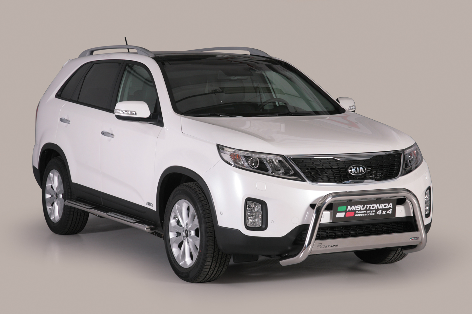 MEDIUM BAR INOX Ø 63 KIA SORENTO 2013/2014 CE