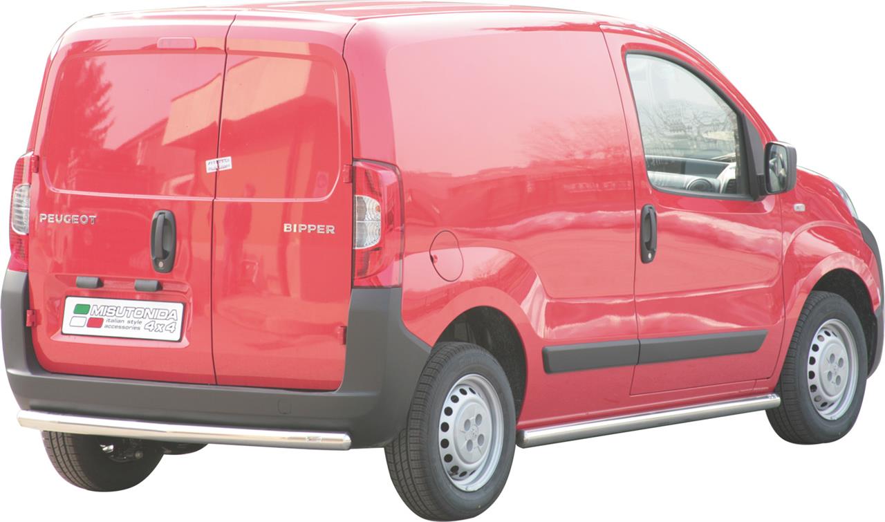 TUBE BAS DE CAISSE INOX Ø 63 PEUGEOT BIPPER 2008+