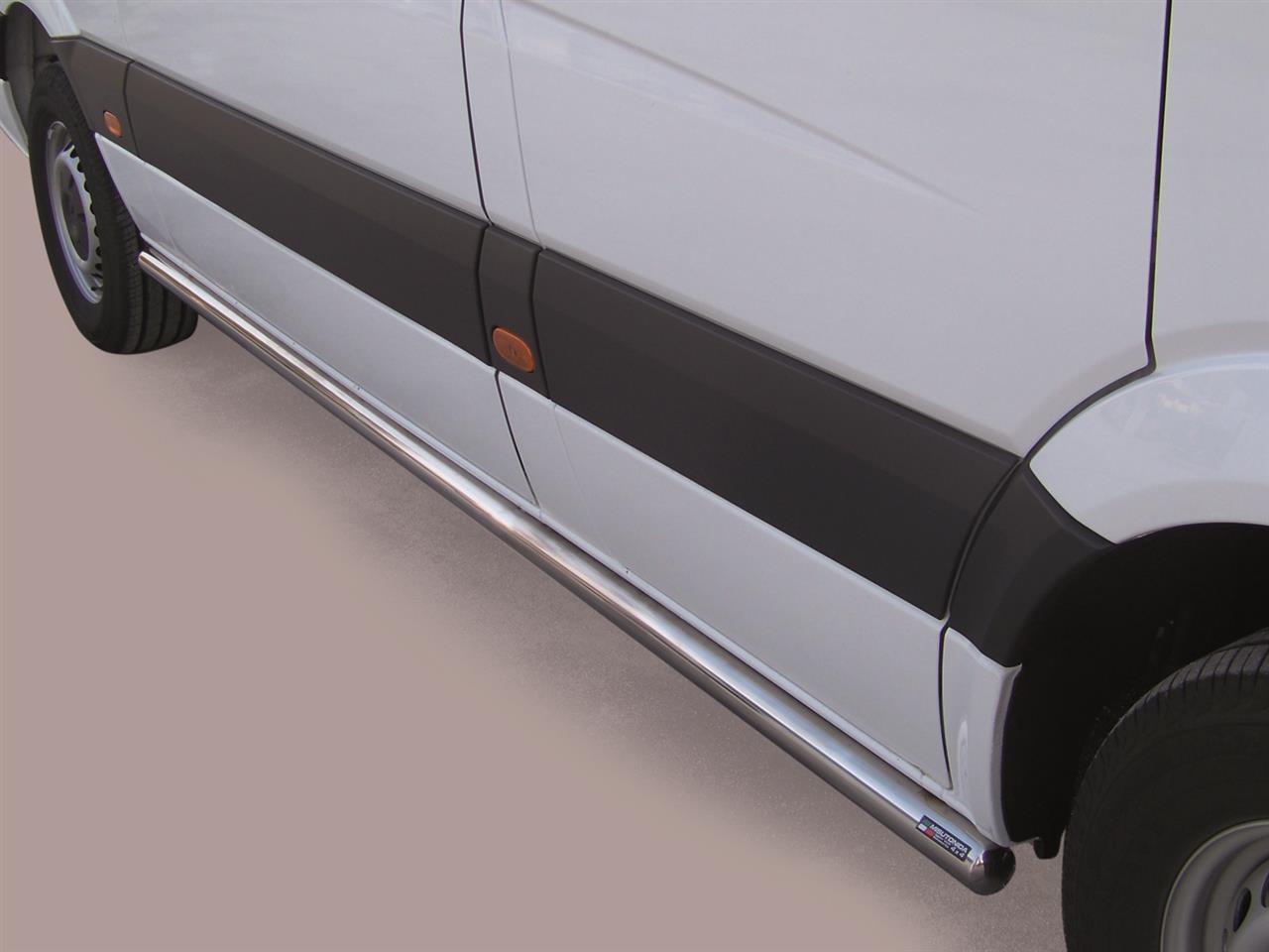 TUBE BAS DE CAISSE INOX Ø 63 VOLKSWAGEN CRAFTER L2 2011+