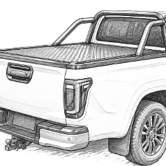 TONNEAU COVER ALUMINIUM